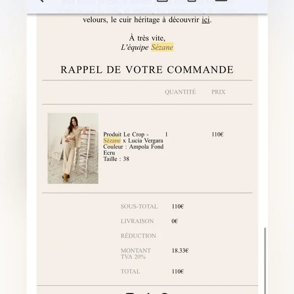 sézane x lucia vergara jeans - Picture 2 of 6